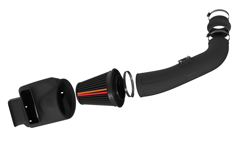 Chevrolet Heavy Duty Performance Air Intake - K&N Engineering - NextGen Diesel Dryflow - `17-`19